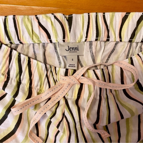 Multicolored Squiggle Print PJ Shorts - Picture 5 of 11